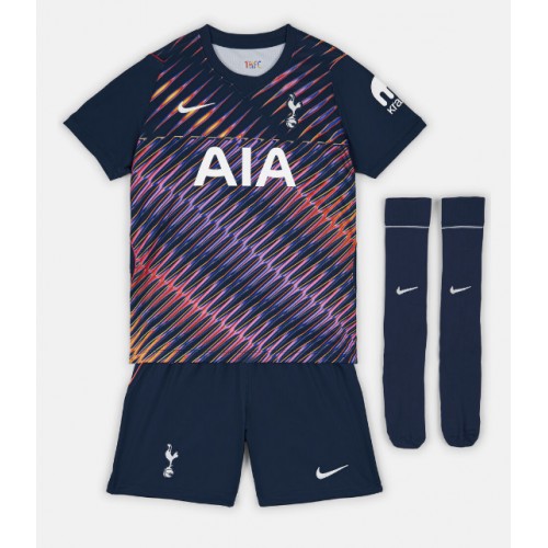Tottenham Hotspur Lucas Bergvall #15 Replika Bortatröja Barn 2026-27 Kortärmad (+ Korta byxor)